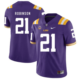 Rashard Robinson LSU Tigers Football Jersey - Purple