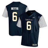 Jerome Bettis Notre Dame Fighting Irish Football Jersey Navy Stripe