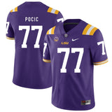 Ethan Pocic LSU Tigers Football Jersey - Purple