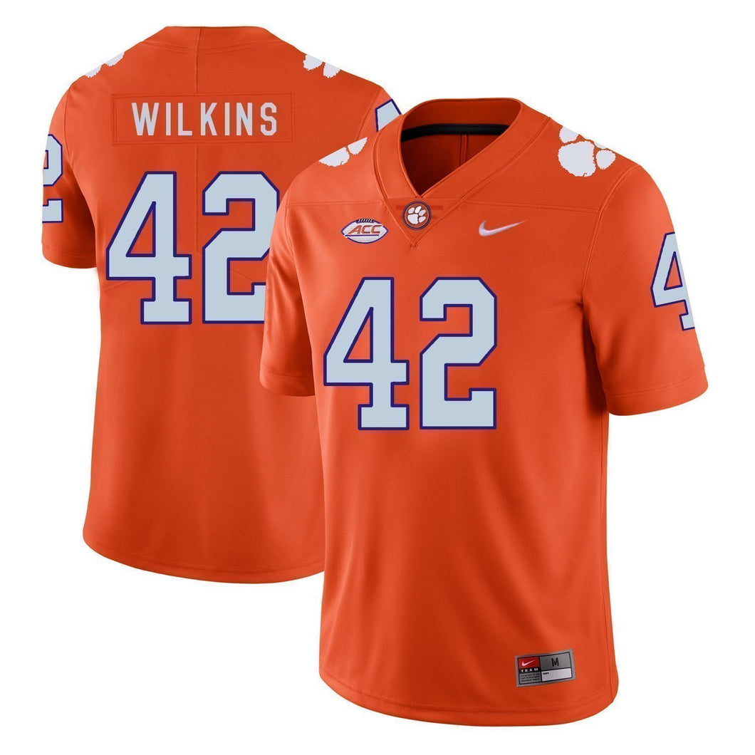 Christian Wilkins Clemson Tigers Football Jersey Orange