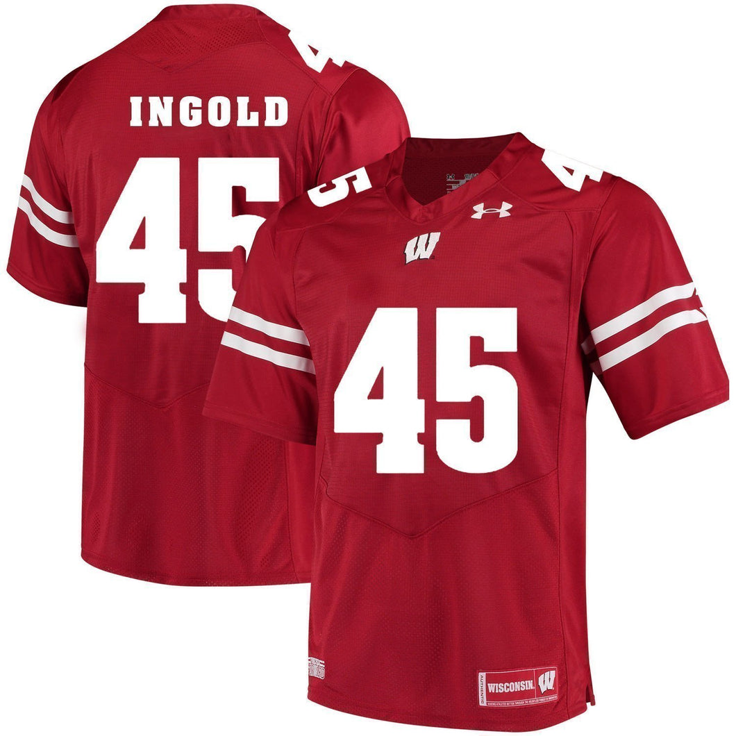 Alec Ingold Wisconsin Badgers Football Jersey Red