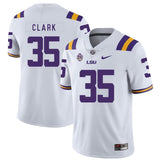 Damone Clark LSU Tigers Football Jersey - White