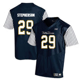 Kevin Stepherson Notre Dame Fighting Irish Football Jersey Navy Stripe