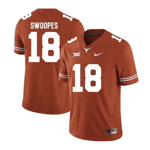 Tyrone Swoopes Texas Longhorns Football Jersey - Orange