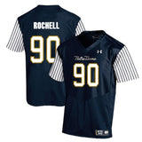Isaac Rochell Notre Dame Fighting Irish Football Jersey Navy Stripe