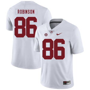 A'Shawn Robinson Alabama Crimson Tide Football Jersey-White