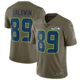 Doug Baldwin Seattle Seahawks Salute To Service Limited Jersey - Olive