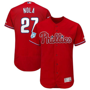 Aaron Nola Philadelphia Phillies 2019 Spring Training Baseball Player Jersey