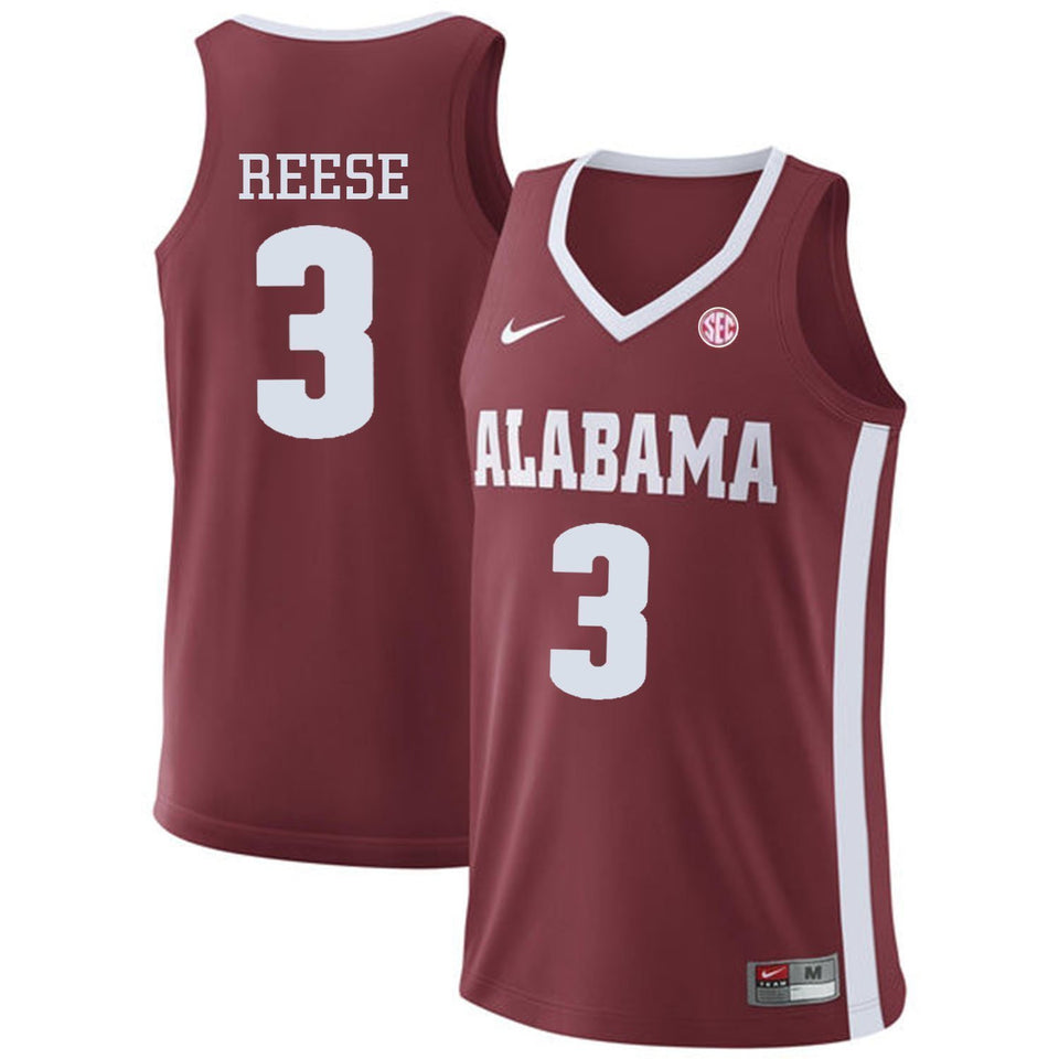 Alex Reese Alabama Crimson Tide Basketball Jersey - Cardinal