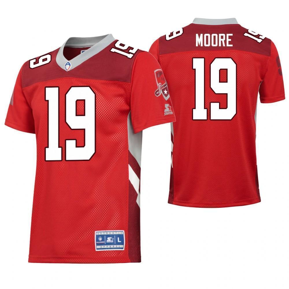 Alonzo Moore San Antonio Commanders Game Jersey