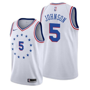 Philadelphia 76ers #5 Amir Johnson 2018/19 Earned Edition Swingman Jersey