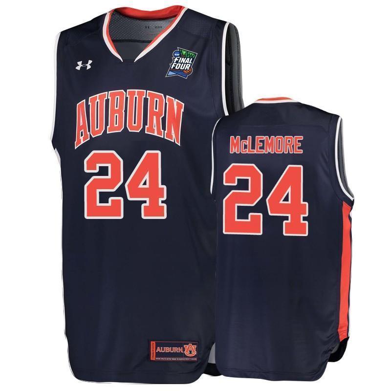 Anfernee McLemore Auburn Tigers 2019 Final Four Basketball Jersey - Navy