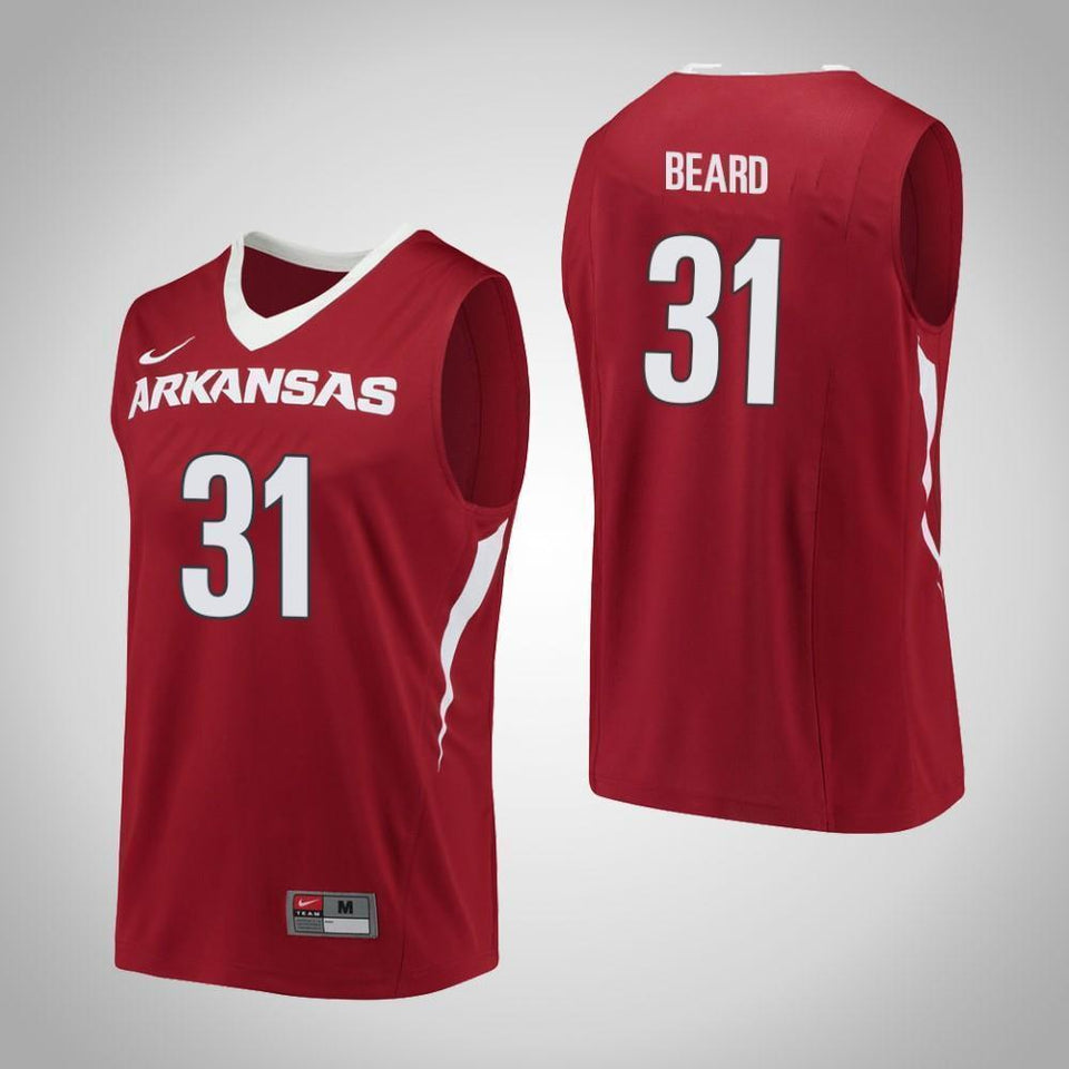 Anton Beard Arkansas Razorbacks Basketball Jersey - Red