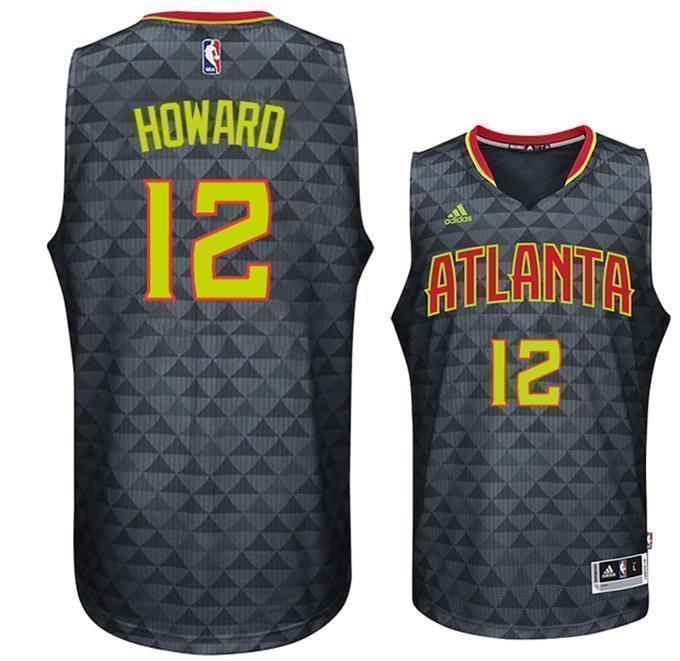 Atlanta Hawks Dwight Howard New Jersey-Black