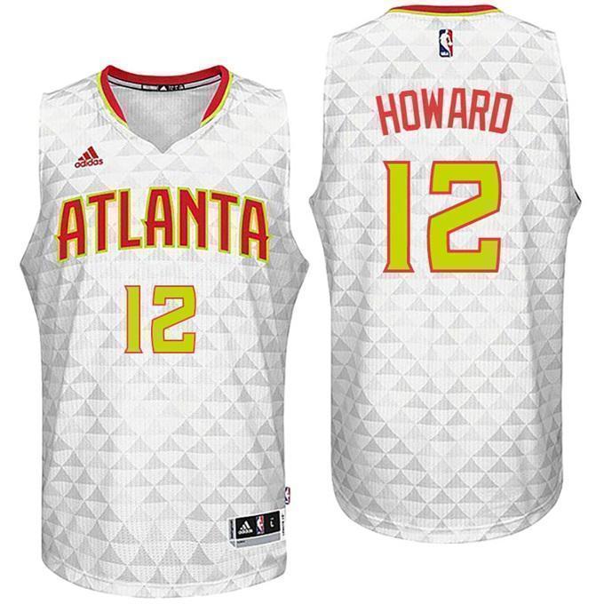 Atlanta Hawks Dwight Howard New Swingman Home Jersey-White