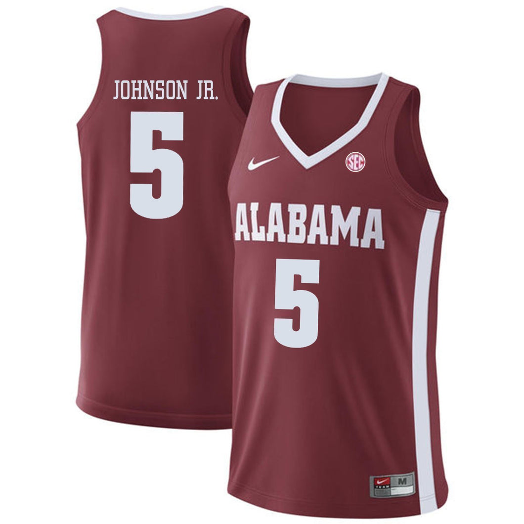 Avery Johnson Jr. Alabama Crimson Tide Basketball Jersey - Cardinal