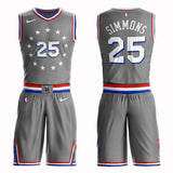 Philadelphia 76ers #25 Ben Simmons City 2019 Jersey and Pant Set