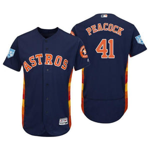 Brad Peacock Houston Astros 2019 Spring Training Baseball Player Jersey