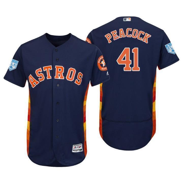 Brad Peacock Houston Astros 2019 Spring Training Baseball Player Jersey