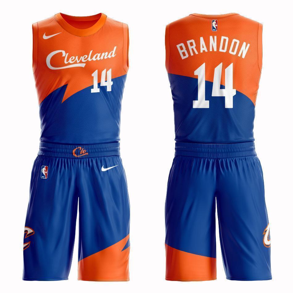 Cleveland Cavaliers #14 Brandon Knight City 2019 Jersey and Pant Set