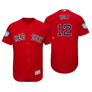 Brock Holt Boston Red Sox 2019 Spring Training Baseball Player Jersey
