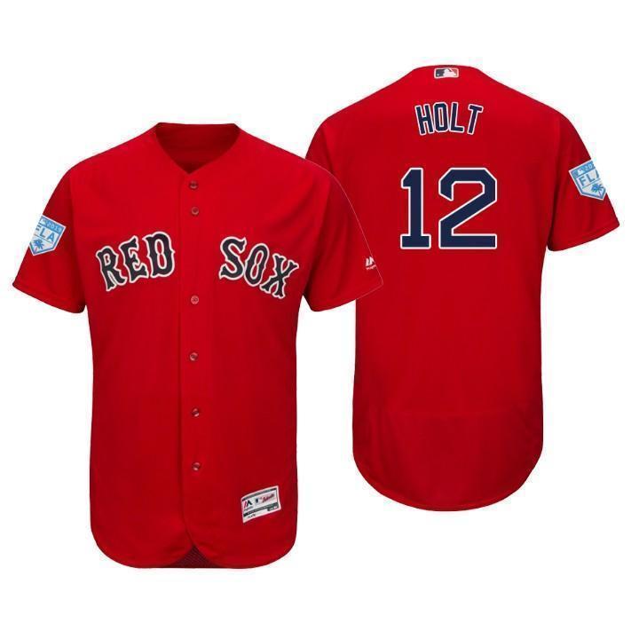Brock Holt Boston Red Sox 2019 Spring Training Baseball Player Jersey