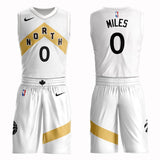 Toronto Raptors #0 C. J. Miles City 2019 Jersey and Pant Set