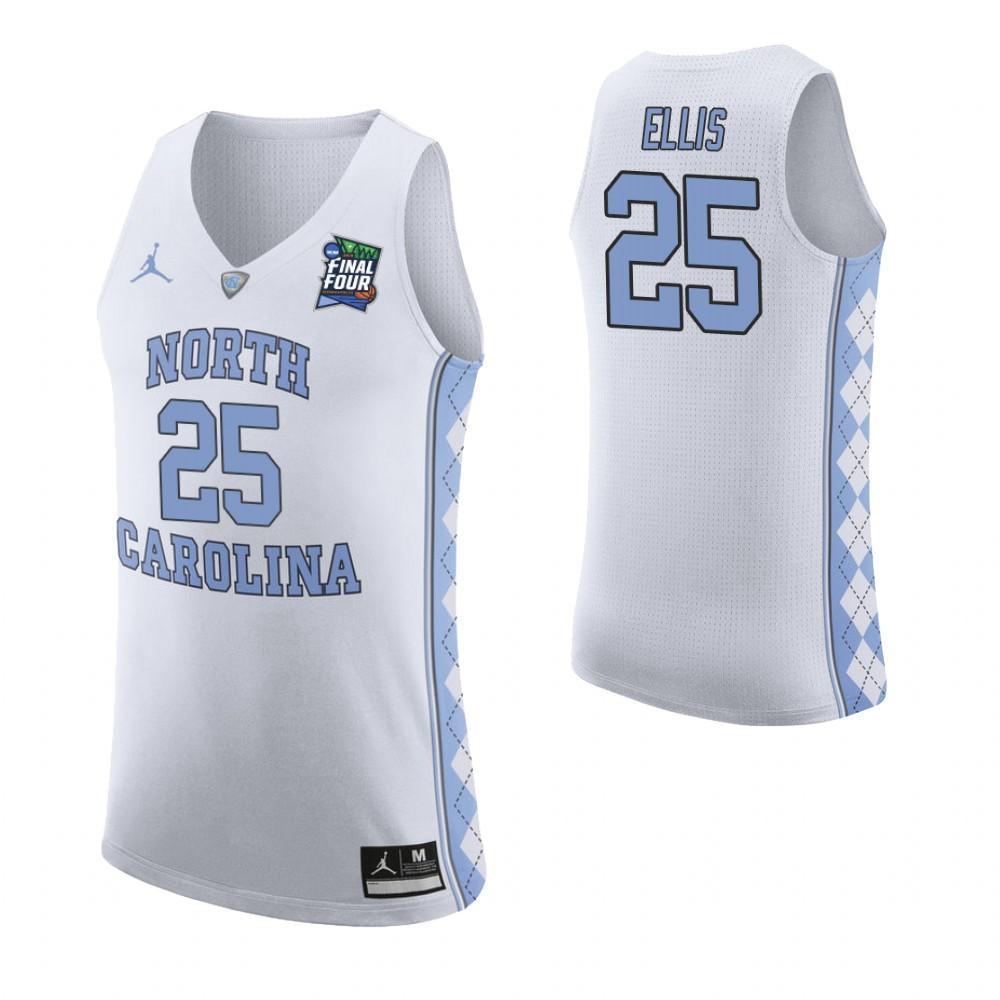 Caleb Ellis North Carolina Tar Heels 2019 Final Four Basketball Jersey