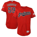Carlos Carrasco Cleveland Indians 2019 All Star Game Patch Baseball Jersey