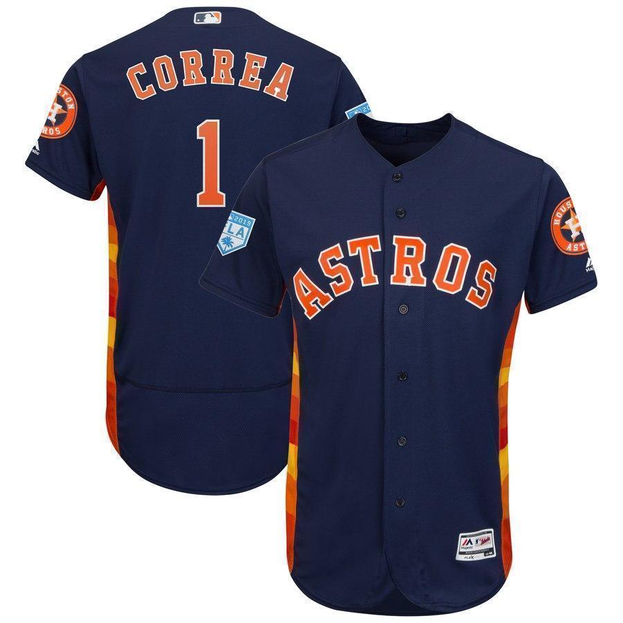 Carlos Correa Houston Astros 2019 Spring Training Baseball Player Jersey
