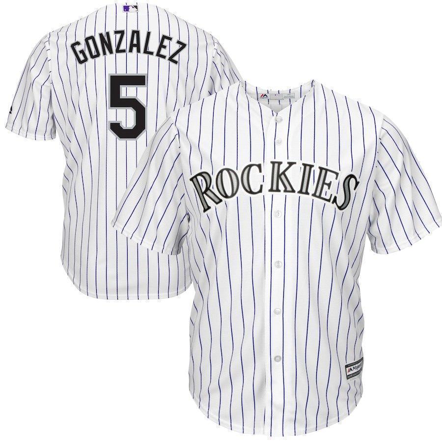 Carlos Gonzalez Colorado Rockies Baseball Player Jersey
