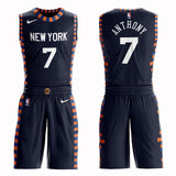 New York Knicks #7 Carmelo Anthony City 2019 Jersey and Pant Set