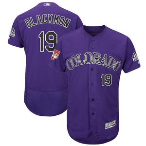 Charlie Blackmon Colorado Rockies 2019 Spring Training Baseball Player Jersey