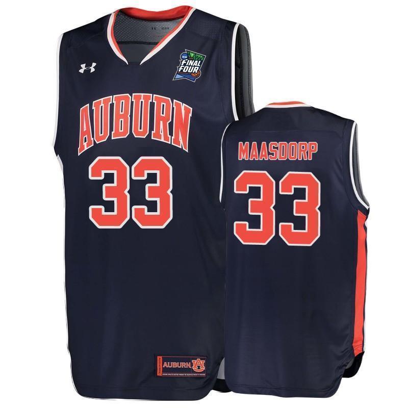 Chase Maasdorp Auburn Tigers 2019 Final Four Basketball Jersey - Navy