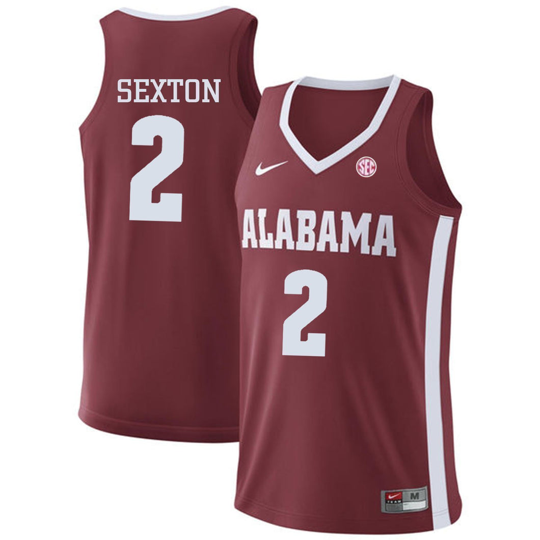 Collin Sexton Alabama Crimson Tide Basketball Jersey - Cardinal