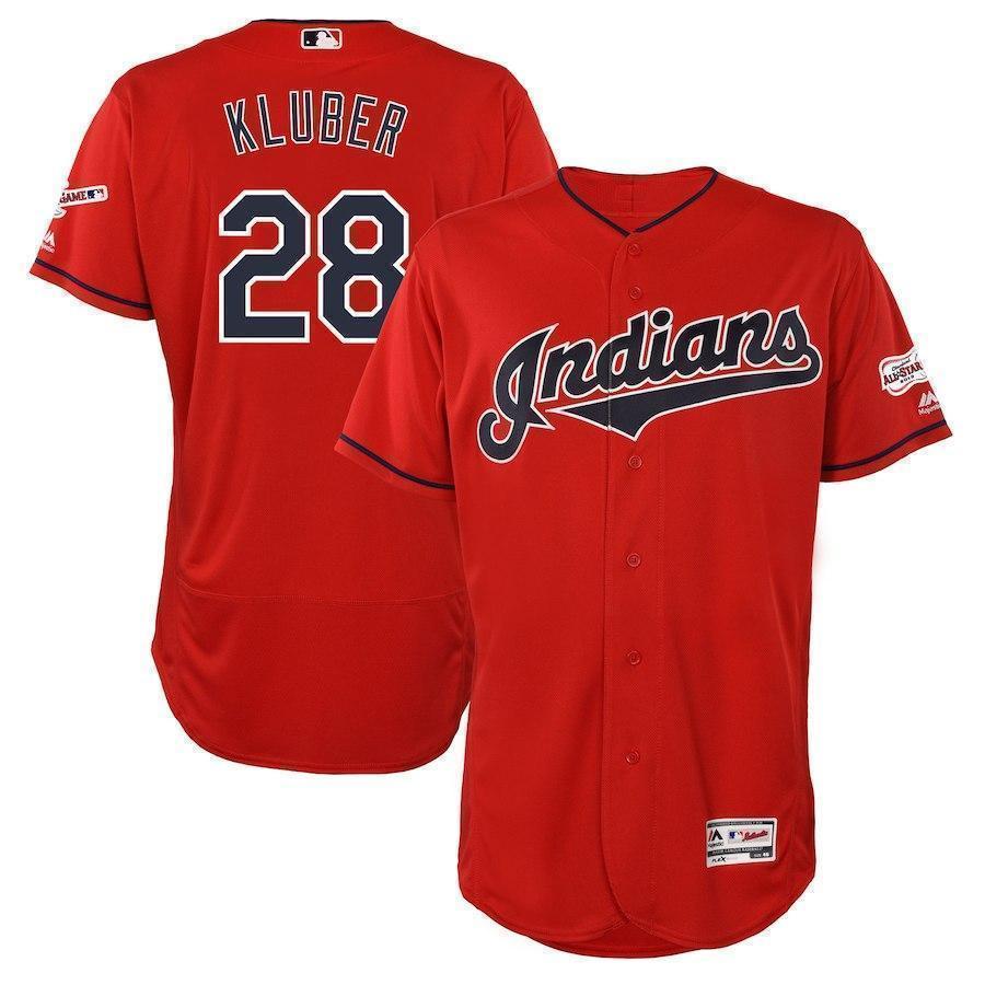 Corey Kluber Cleveland Indians 2019 All Star Game Patch Baseball Jersey