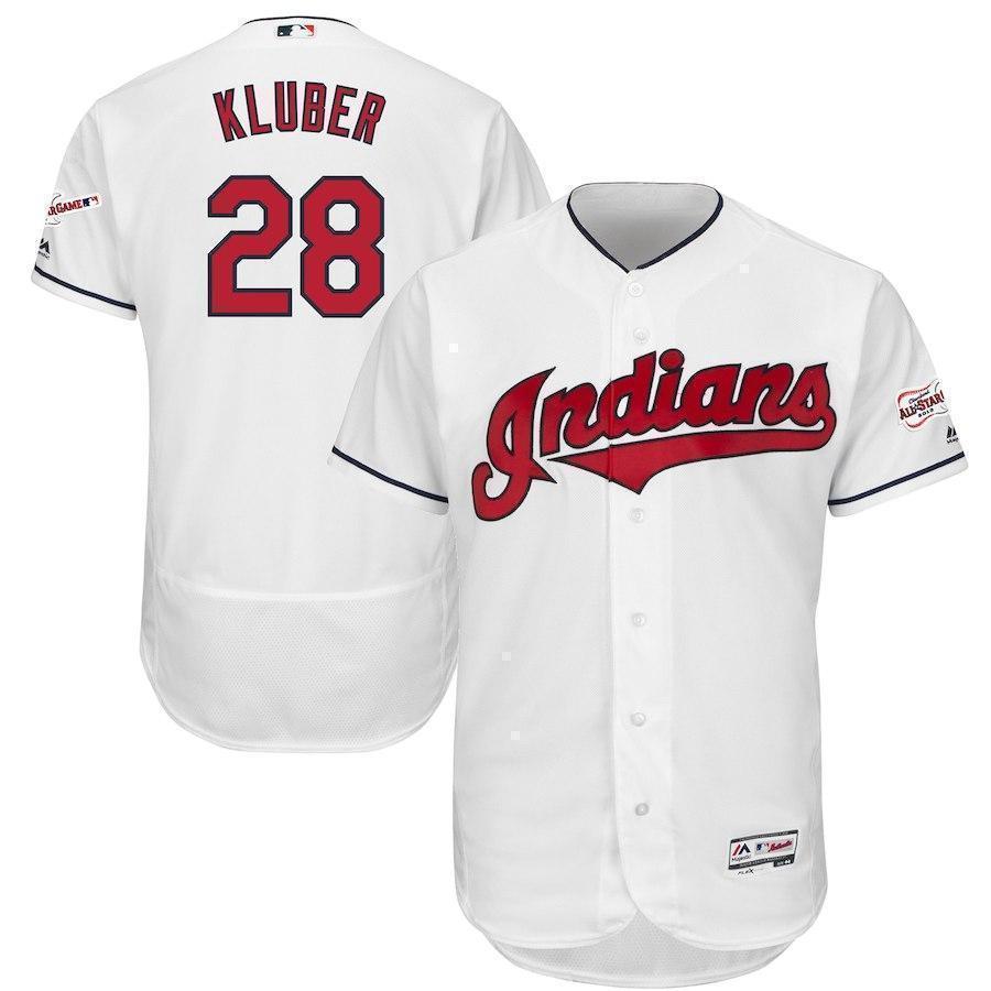 Corey Kluber Cleveland Indians 2019 All Star Game Patch Baseball Jersey