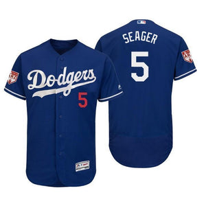 Corey Seager Los Angeles Dodgers 2019 Spring Training Baseball Player Jersey