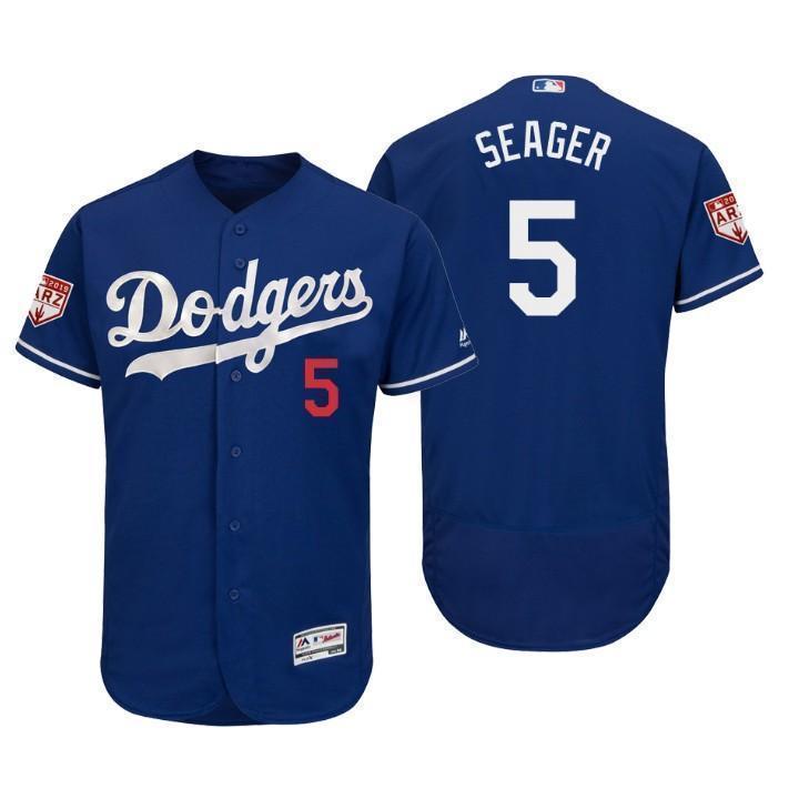 Corey Seager Los Angeles Dodgers 2019 Spring Training Baseball Player Jersey