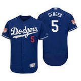 Corey Seager Los Angeles Dodgers 2019 Spring Training Baseball Player Jersey