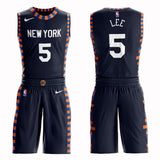 New York Knicks #5 Courtney Lee City 2019 Jersey and Pant Set