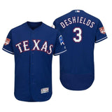 Delino DeShields Texas Rangers 2019 Spring Training Baseball Player Jersey