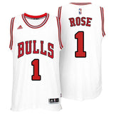 Derrick Rose Chicago Bulls White New Swingman Home Jersey