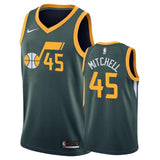 Utah Jazz #45 Donovan Mitchell 2018/19 Earned Edition Swingman Jersey