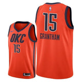 Oklahoma City Thunder #15 Donte Grantham 2018/19 Earned Edition Swingman Jersey