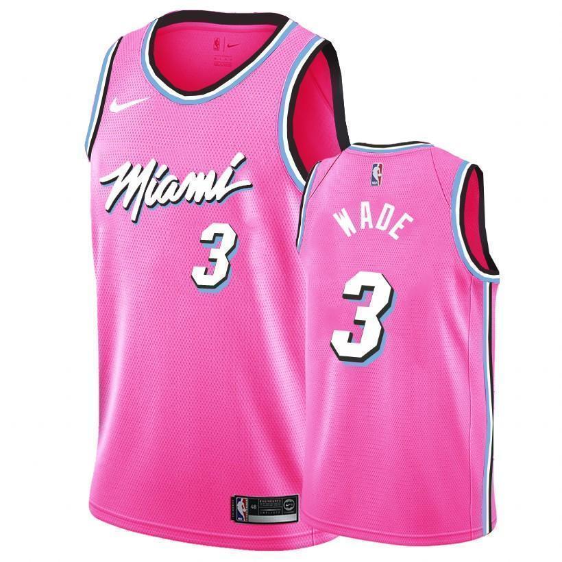 Miami Heat #3 Dwyane Wade 2018/19 Earned Edition Swingman Jersey