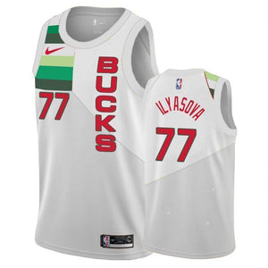 Milwaukee Bucks #77 Ersan Ilyasova 2018/19 Earned Edition Swingman Jersey