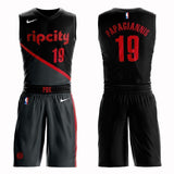 Portland Trail Blazers #19 Georgios Papagianni City 2019 Jersey and Pant Set