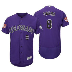 Gerardo Parra Colorado Rockies 2019 Spring Training Baseball Player Jersey