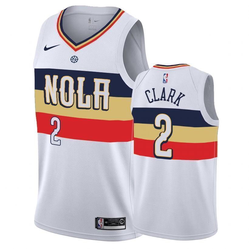 New Orleans Pelicans #2 Ian Clark 2018/19 Earned Edition Swingman Jersey